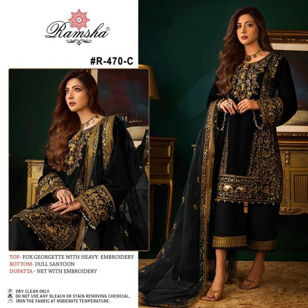 Ramsha R 470 Nx Fancy Heavy Designer Pakistani Suit Collection